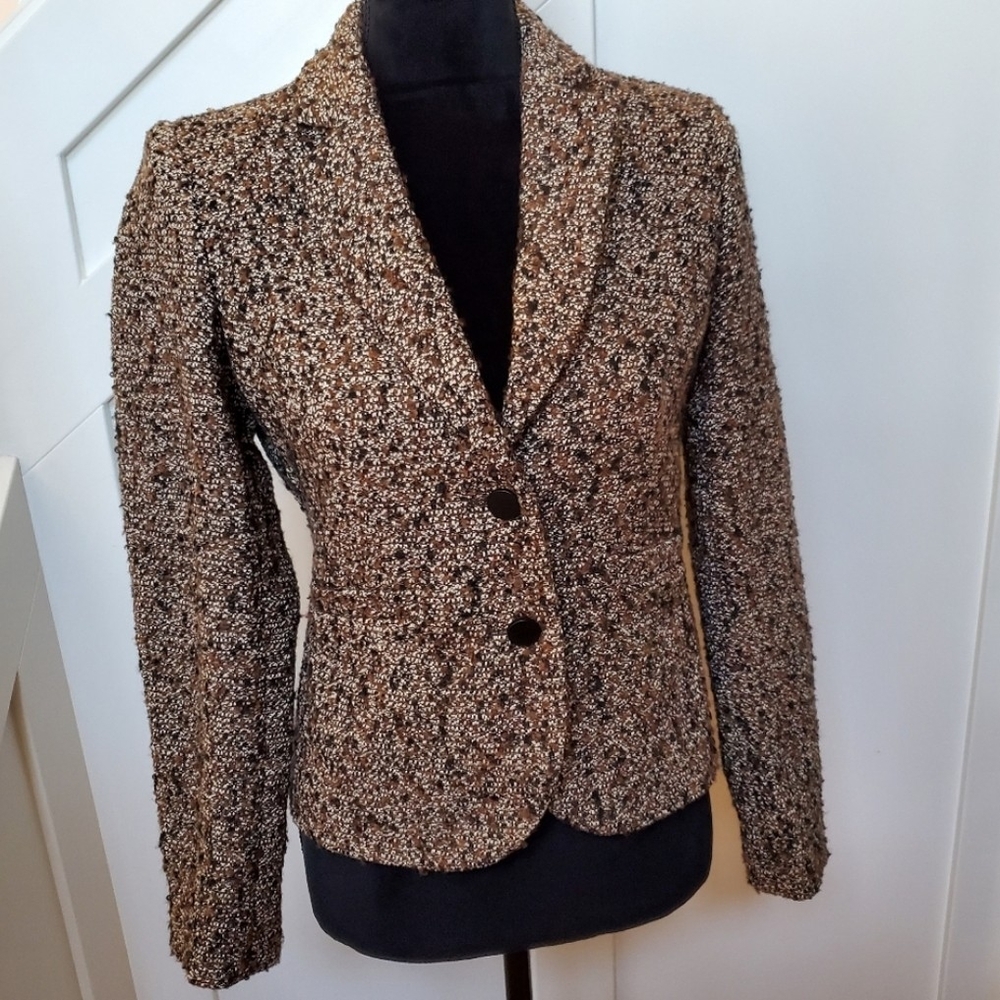 Women's Brown Tweed Jacket